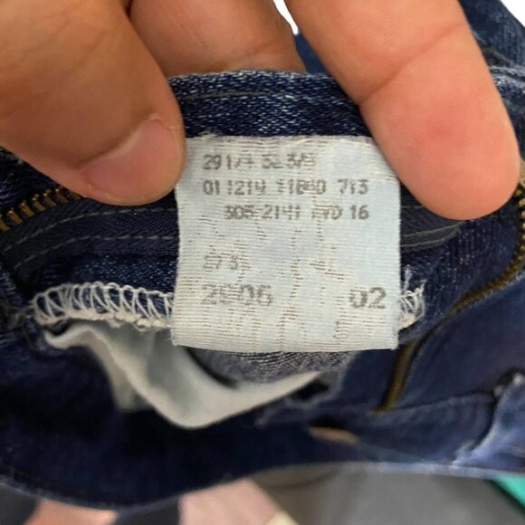 LEE Vintage Women Super Distressed High Waisted Mom Ripped Retro Y2K 80's Size M - Picture 6 of 12